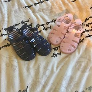 Girls Jelly Sandals (2 pairs!)
